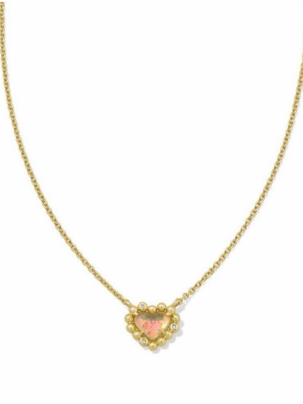Kendra Scott Anna Framed Heart Pendant Necklace